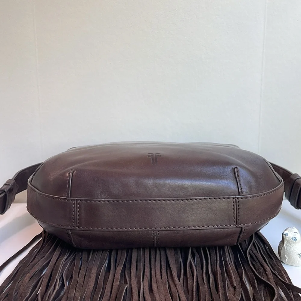 Frye Ray Fringe Saddle Bag - Picture 10 of 17